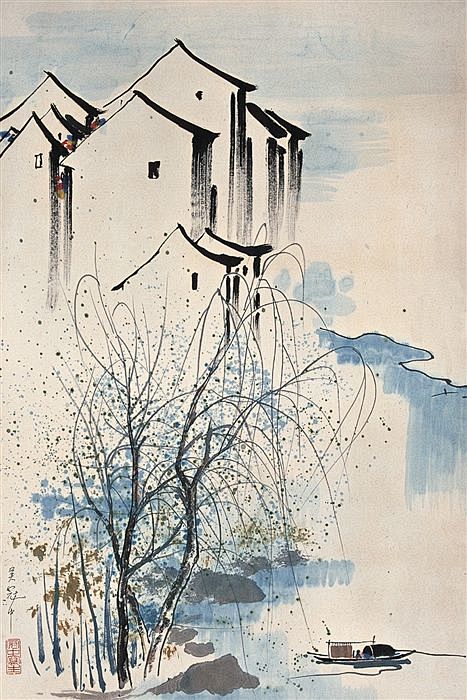 吴冠中（1919—2010），江苏宜兴人...