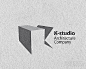 K-studio建筑工作室logo设计