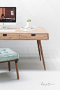 Rina Walnut desk on Behance