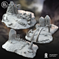 OPR game terrain 3d sculpts 