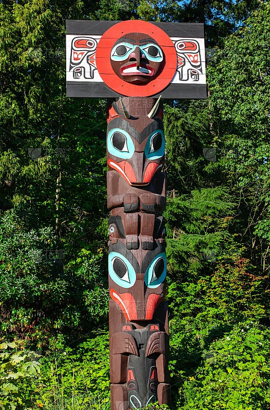 温哥华的图腾柱