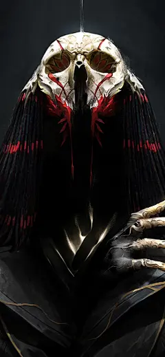 恐怖恶搞妖魔鬼怪手机壁纸。原本面目狰狞的鬼怪，经过艺术的在创造，展现出别样的风采