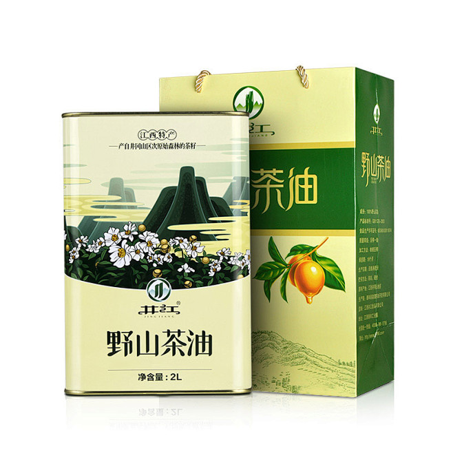井江 山茶油2L野山茶油 井冈山特产茶油...