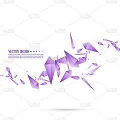 带有动态片段的抽象背景。