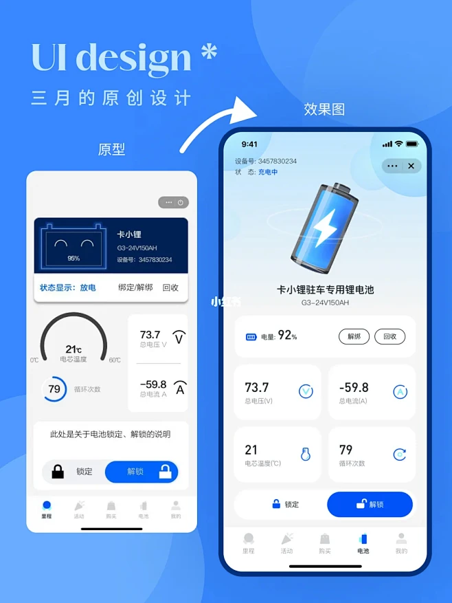 个人作品｜锂电池汽车充电项目 落地分享图片_UI-汽车图片素材-花瓣网