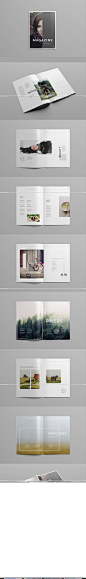 Magazine Template on Behance