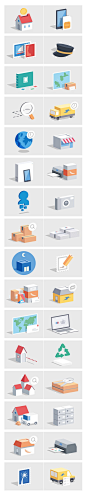 Look at that! Flat icons escaped to a new dimension. <a href=