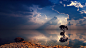 将军2560x1435天空云彩水自然海天际镇静水域太阳发出光线蓝色反射树