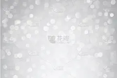 银色抽象横旗