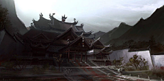 破碎的蓝V2采集到场景概念