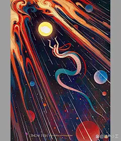 古典文化插画家推荐——雪鱼 80后插画家雪鱼，喜欢从连环画中汲取营养，他致力于精研中国古典题材，画风清新隽秀，精巧别致，游丝铁线描信手拈来，又带着一些西洋画的神秘气息。他曾经给《知否知否》电视剧片尾曲配过长卷插图，并且作品屡屡被电视媒体“借鉴”，构图线条与配色无一不绝。他新出品一本2022“中国传统神话台历”值得收藏~#插画# #连环画#