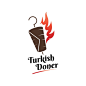 Doner Kebab Logo Design Illustration vector