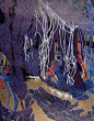 丁绍光现代重彩画作品欣赏