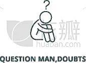 问号,线图标,直的,商务,疤,问题,思考,决定,选择,解决