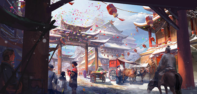 《国战水浒》游戏场景