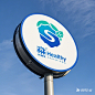 森海医药logo 设计，药店的logo ,森海来自于healthy 海森的反方向，寓意找回健康。 (12)