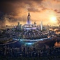 L0222-1奇幻场景合成 (2560×2560PX)<a class="text-meta meta-mention" href="/w525208985/">@花田错A</a><br/>一个专注高清设计参考(创意合成|影视海报|小景合成|电商设计|平面设计|各类手绘)和高清素材分享花瓣号,大部分图片宽度1920至3840PX,适合界面设计、网店设计、新媒体运营、公众号运营等——获取更多优质素材请关注<a class=&a