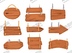 木头指向牌卡通插画 【酷图网】木头指向牌,卡通指向牌,指示牌,卡通插画,卡通贴纸,水彩元素,水彩插画,插画元素,手绘插画,插画设计,矢量元素,元素设计