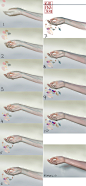 hand - step by step image by medusainfurs