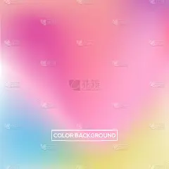 彩色模糊梯度模板抽象背景