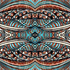 时尚矢量背景或壁纸图案在zentagle涂鸦风格