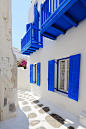 希腊——一个把全世界蓝色都用光的地方。