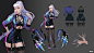 K\DA ALL OUT, Jason Chan : I had the huge pleasure to help work on K/DA's campaign this year (2020)!  Here are some of the concepts I did during preproduction on the music video and campaign.  These concepts are tailored for the music video, where I adapt