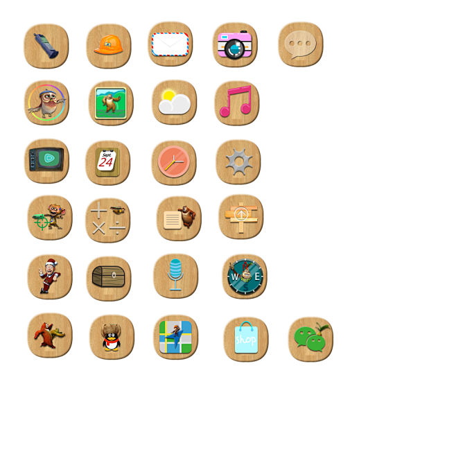 熊出没主题icons设计
