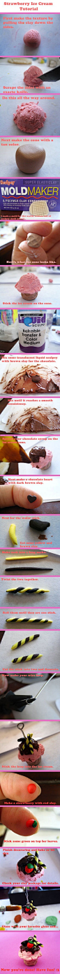 Strawberry Ice Cream Tutorial by ~mAd-ArIsToCrAt on deviantART