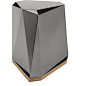 McGuire Furniture: Steven Volpe Coburg Faceted Side Table: 876