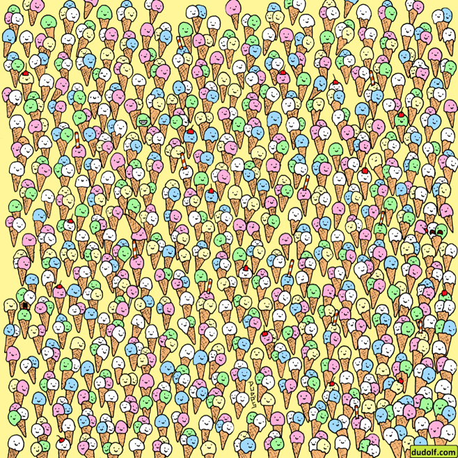 史上最难的找茬图，有的人看答案都找不到，...