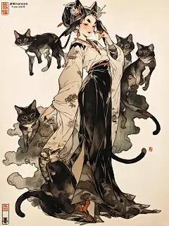 妖猫传 | 角色设计 | 古风服设插画 - 小红书