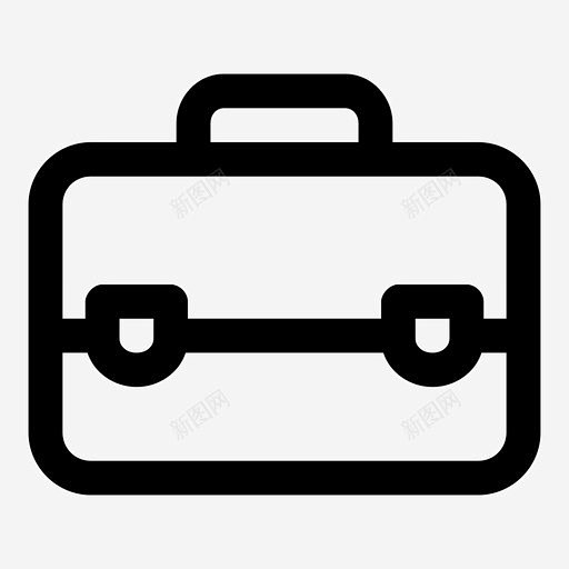 公文包手提包随身携带图标 隔间 icon 标识 标志 UI图标 设计图片 免费下载 页面网页 平面电商 创意素材