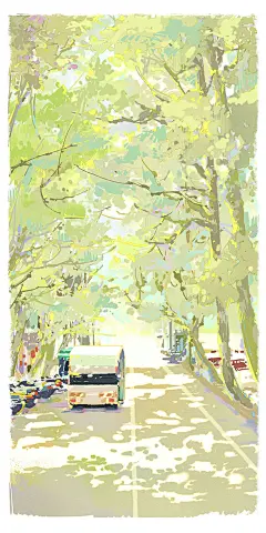 夏彩 /——组图_荀白茶司的插画作品_涂鸦王国_原创绘画平台