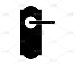 图标,门把手,分离着色,商务,传统,概念,房屋,锁眼,图像,酒店
