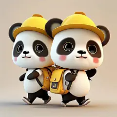 熊猫宝宝上学记‖头像壁纸-今日头条