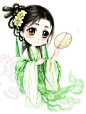  影视动漫 古装 插画手绘 嘀咕图片