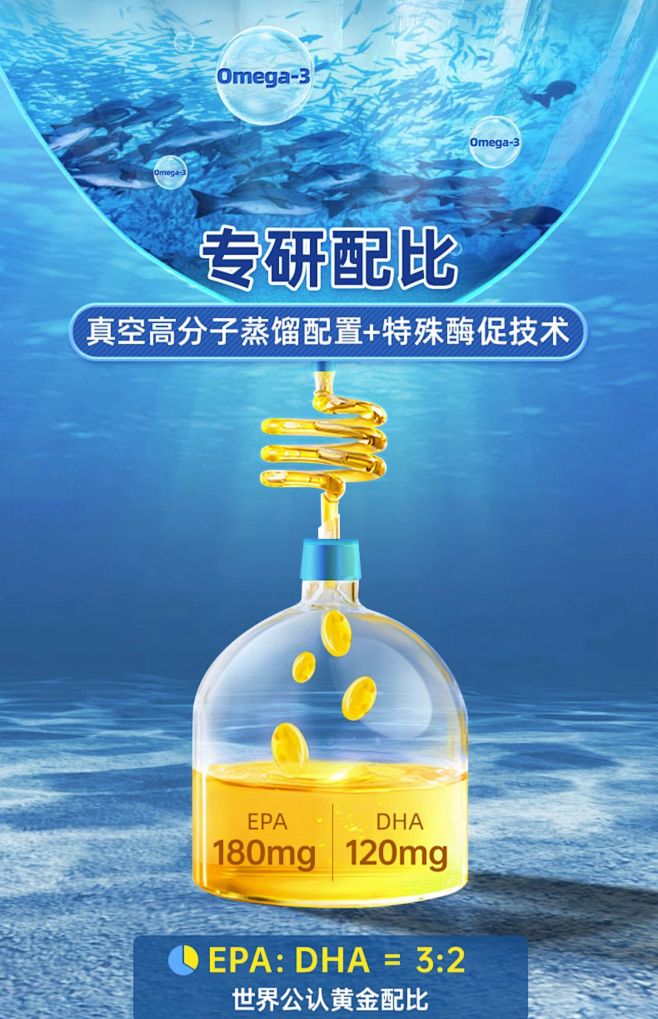 【抢前4小时】森诺堡 深海鱼鱼油软胶囊欧...