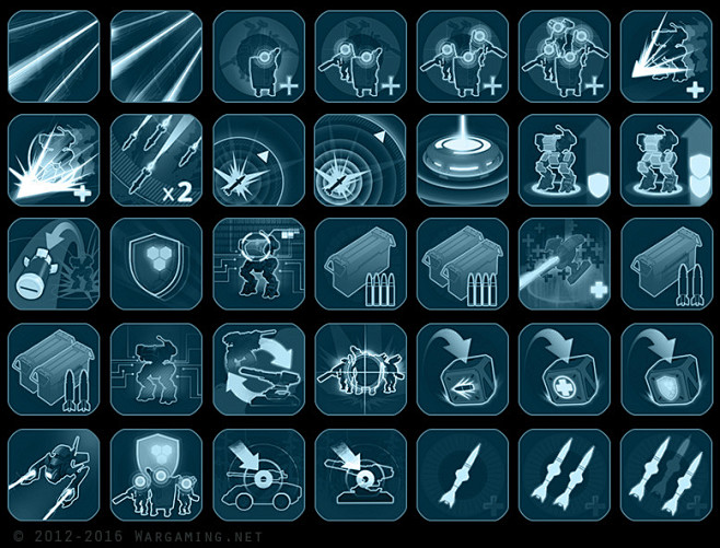 Hybrid wars - icons ...