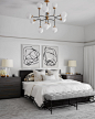 Soothing Master Bedroom - Contemporary - Bedroom - Chicago - by EDYTA & CO. INTERIOR DESIGN | Houzz