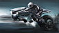 General 2560x1440 futuristic motorcycle digital art science fiction vehicle