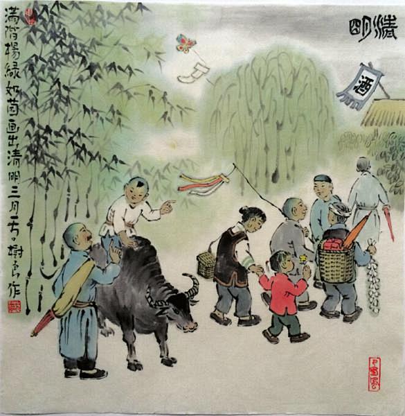 【四川民俗画家戴树良手绘二十四节气】
5...