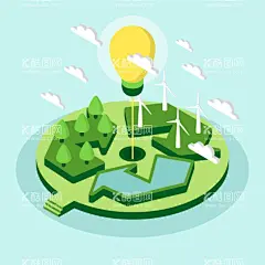 生态循环  - 源文件下载【酷图网】生态循环,回收符号,标志,回收利用,废物回收,可再生能源,绿色能源,自然保护,可持续发展,循环利用,自然标志,绿色生态,绿色环境