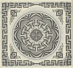 黑白蒙古图案 ，花纹1（25张）-草原元素---蒙古元素  Mongolia Elements