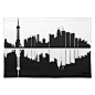 Shanghai Skyline Placemat - kitchen gifts diy ideas decor special unique individual customized