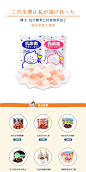 250 详情页 模板 注册码 乳酸菌糖 糖果 巧克力 坚果 膨化食品，零食副食，日式手绘 简约可爱风格