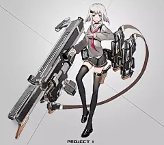 枪械与少女的概念武器设计 xin 作品【44P】【63MB】 超赞！-科幻世界-微元素 - Element3ds.com!