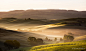 Dawn in Tuscany, Val d'Orcia, Italy by Frank Fischbach on 500px