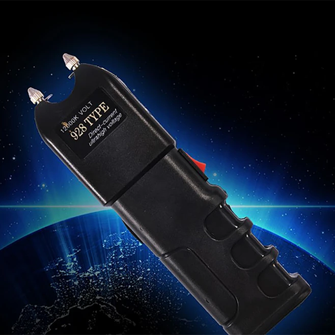 【林雨季户外照明】黑鹰928型户外高压电击器防身用品 防身器材防身电警棍电棒远射手电 电警棍充电筒电器 防狼居家防护多功能手电筒 便携价格 ...