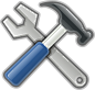 Free hammer wrench repair vector